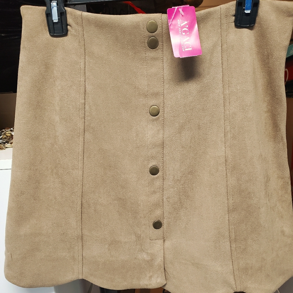 Suede Skirt